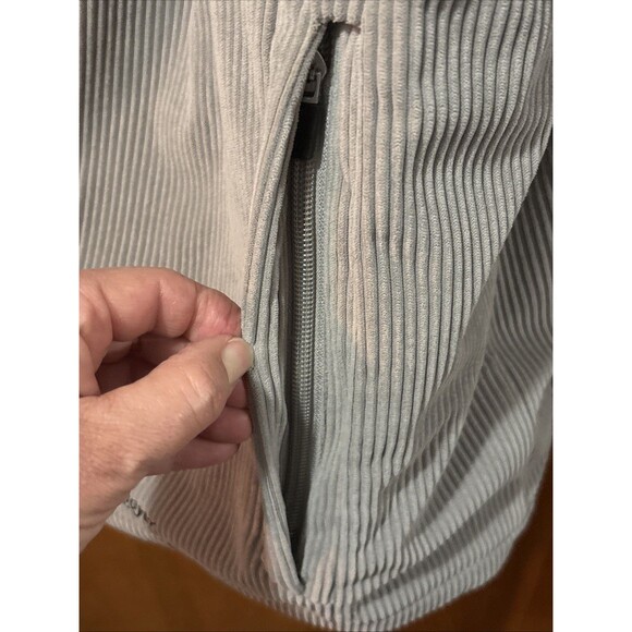 Obermeyer Men’s Large Gray Corduroy Full Zip Jacket - Picture 9 of 16